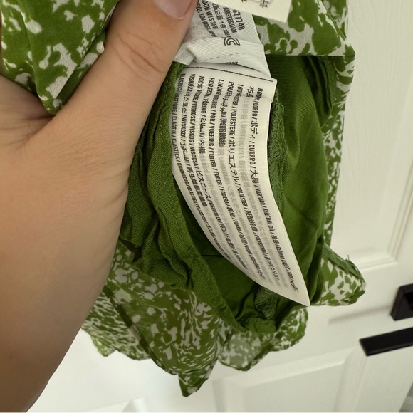 Abercrombie & Fitch Green Patterned Mini Dress - Picture 13 of 13